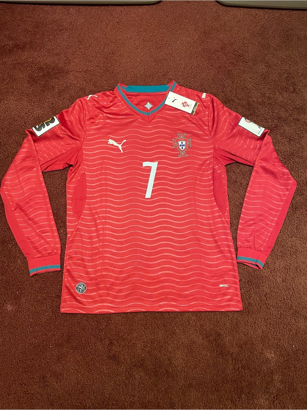 Cristiano Ronaldo Portugal Red Soccer Jersey - 2026 FIFA World Cup